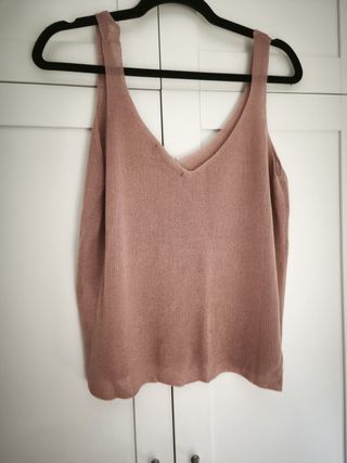 Top tirantes Sfera rosa palo Talla S