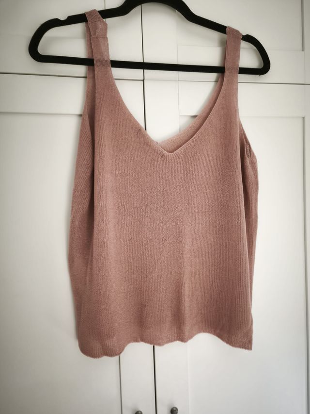 Top tirantes Sfera rosa palo Talla S