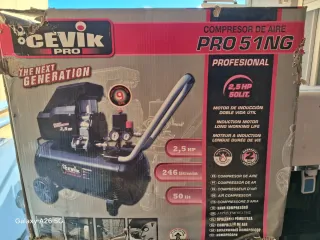 Compresor de Aire Cevik Pro 50L (Sin estrenar)