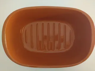 Cuocipollo terracotta Rose e Tulipani