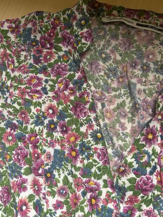 Vestido flores Stradivarius talla M