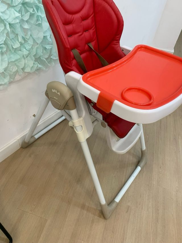 Trona Hane Mila roja/blanca