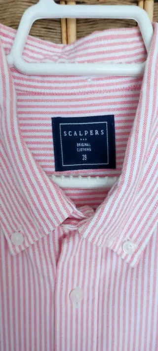 Camisa rayas Oxford Scalpers Talla 39