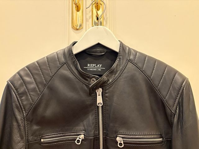 Cazadora Piel Replay Talla L