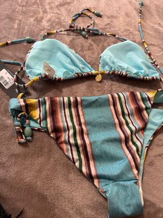 Bikini Swim Days Azul y Multicolor