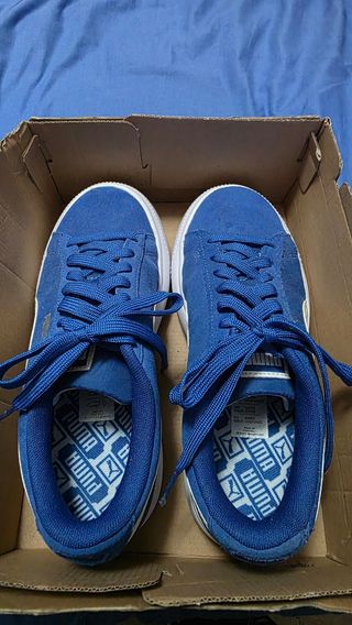 Puma Suede Mujer Talla 37 Azul