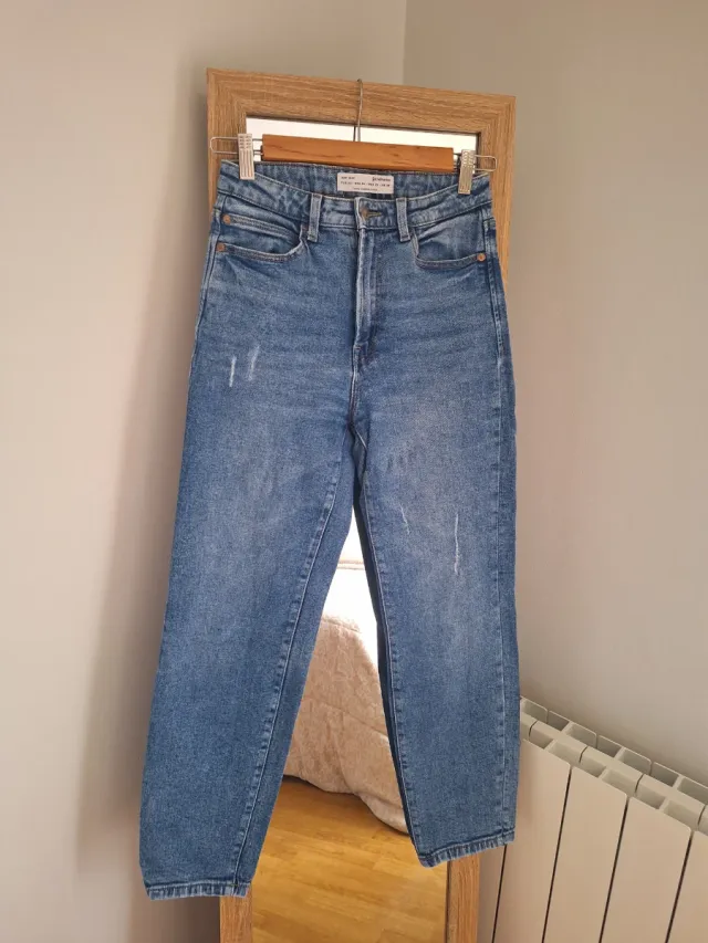 Vaqueros Stradivarius Azules