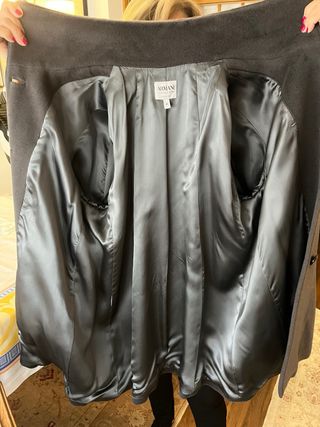 Chaquetón Armani Gris Mujer