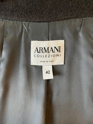 Chaquetón Armani Gris Mujer