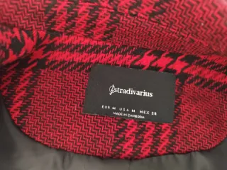 Americana cuadros Stradivarius Talla M