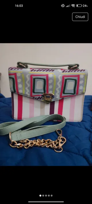 Borsa a mano o tracolla multicolor