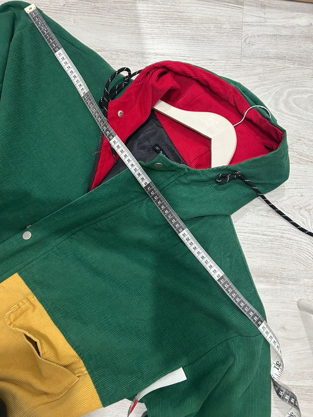 Bomber de pana retro multicolor