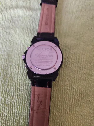 Reloj Sector Cronógrafo Negro y Amarillo