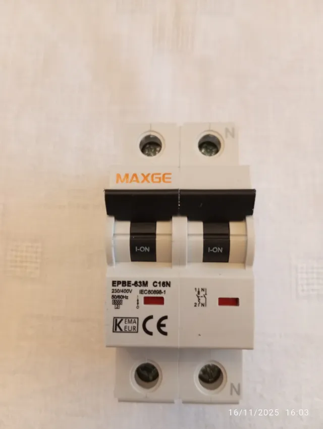 Magnetotérmico MAXGE EPBE-63M C16N