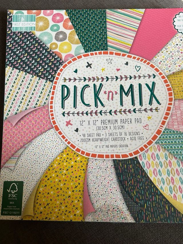 Pack Papeles Scrapbooking Pick 'n' Mix
