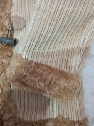 Trenca beige de pelo muy calentita