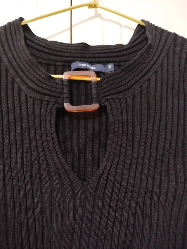 Jersey Cortefiel negro talla S