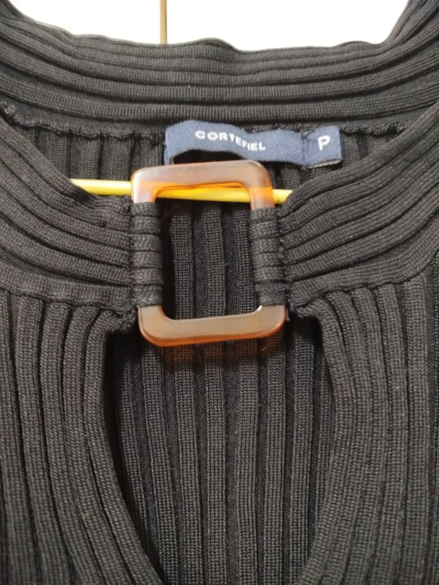 Jersey Cortefiel negro talla S