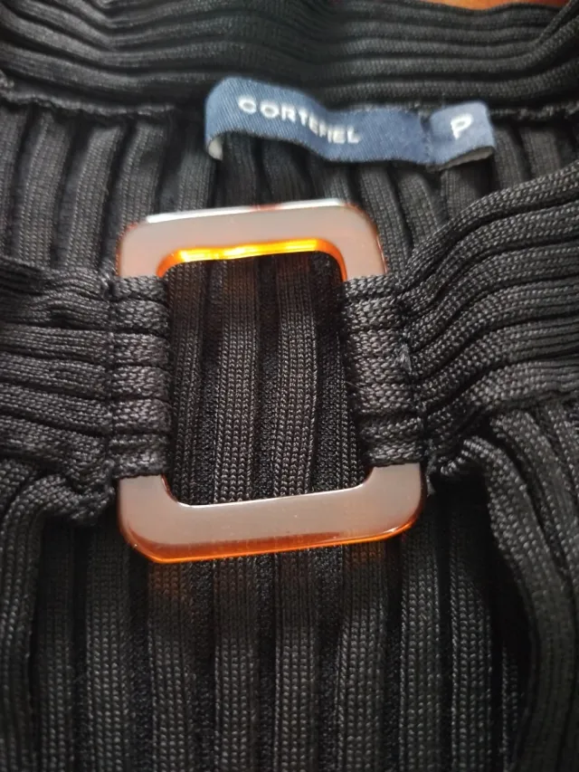 Jersey Cortefiel negro talla S