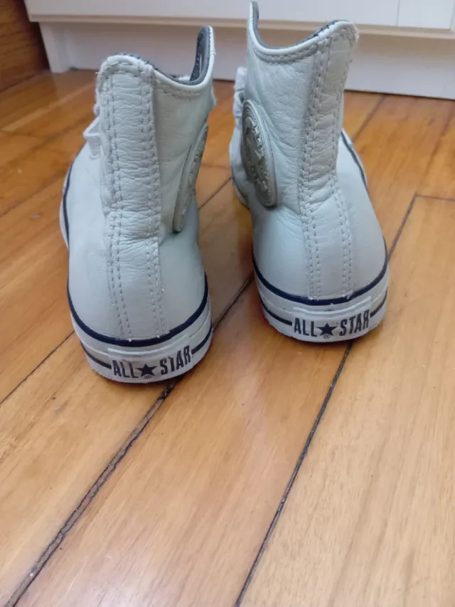 Deportivas Converse gris claro