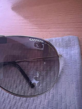 Gafas de sol Carrera Marrones y Doradas como nueva