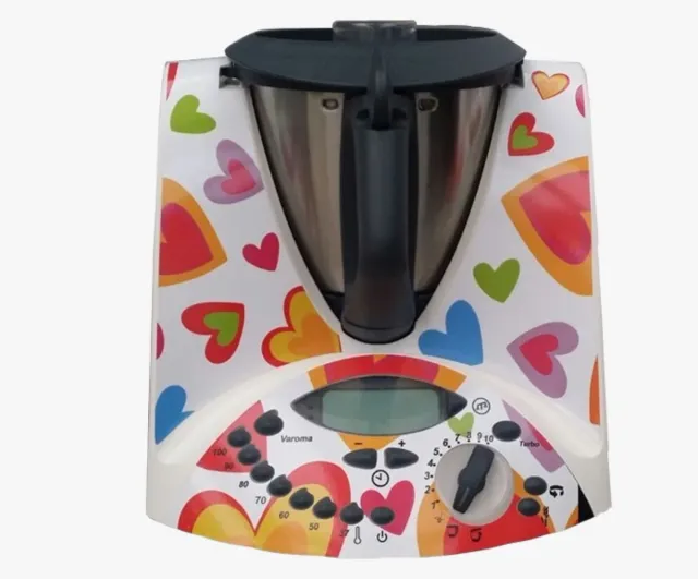 Vinilo Decorativo Thermomix Corazones