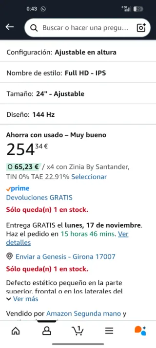 PC de Escritorio Blanco y Negro