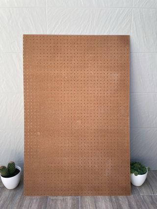 5 Piezas de tablero perforado o Tablex