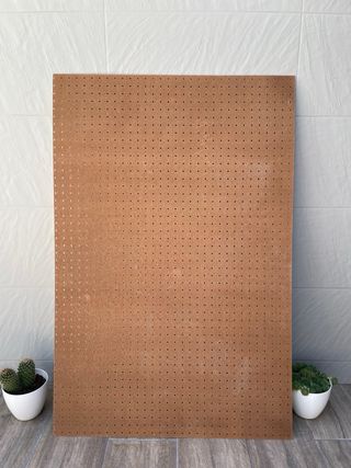 5 Piezas de tablero perforado o Tablex