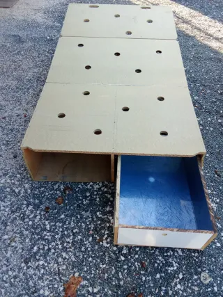 Mueble Camper Peugeot Partner con cajón extraíble.