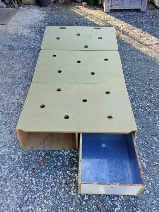 Mueble Camper Peugeot Partner con cajón extraíble.