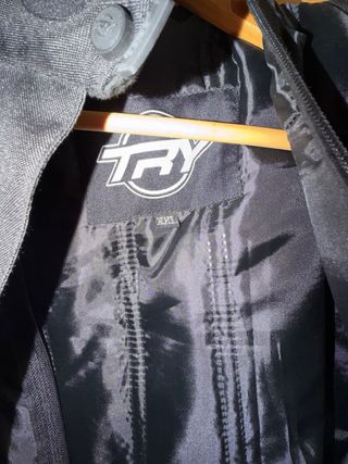 Chaqueta motera con forro mujer