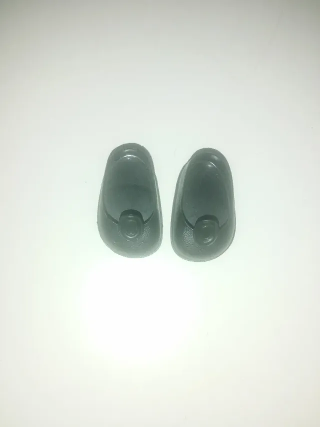 Scarpe con bottone per bambola Nancy nere