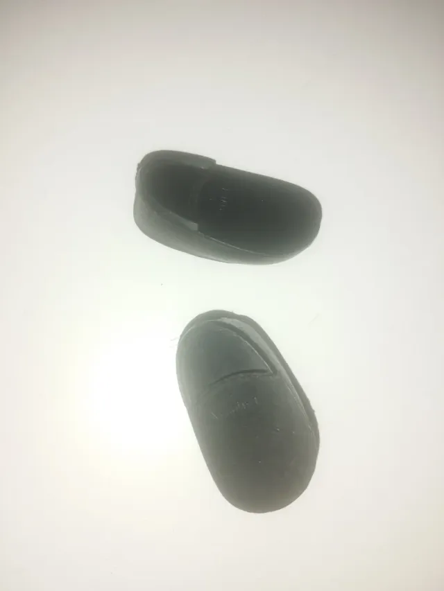 Scarpe con bottone per bambola Nancy nere