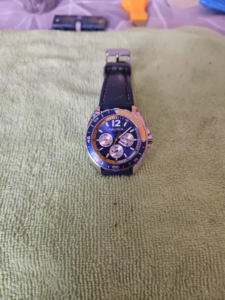 Reloj Nautica Hombre Negro y Azul
