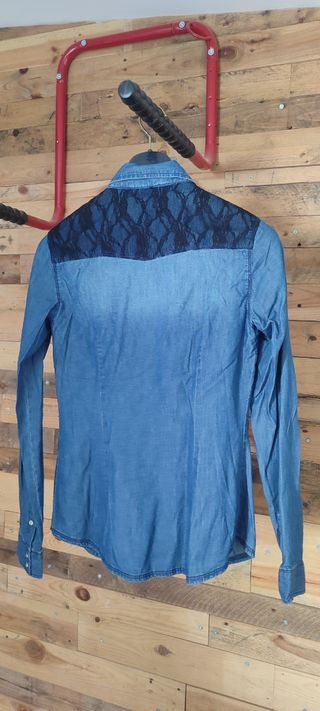 Camisa vaquera azul