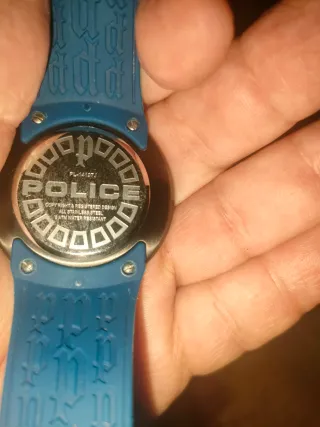 Relógio Police Azul Homem.