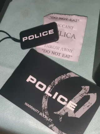 Relógio Police Azul Homem.