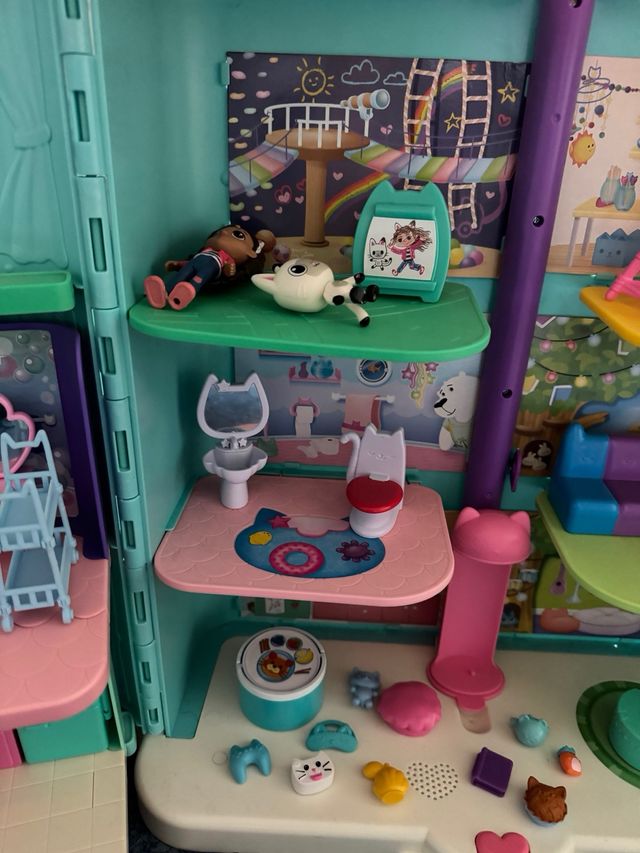 Casa de Muñecas Gabby Cat 4 Habitaciones