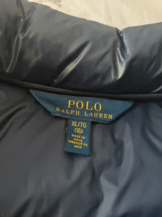 Chaqueta Polo Ralph Lauren Azul. Talla XL -16 años