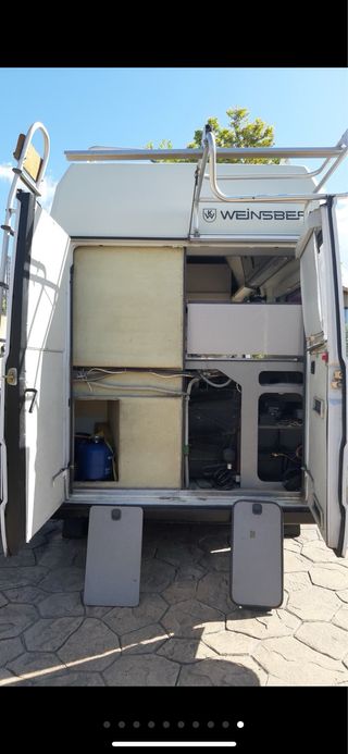 Mercedes MB100 Camper Weinsberg · 4 plazas · ducha