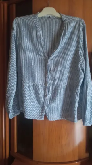 Blusa mujer rayas talla XL