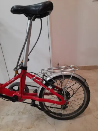 Bicicleta Plegable Monty F-19 Roja