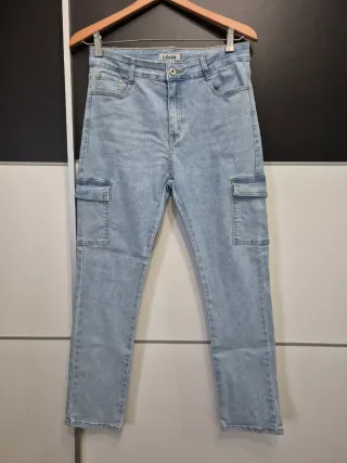 Vaqueros Cargo Talla L Elásticos