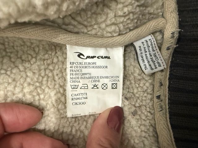 Cazadora Rip Curl Beige y Marrón