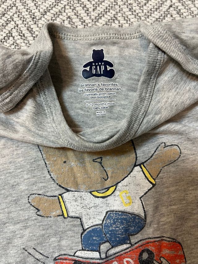 Body Gap Bebé Gris Oso Patinador 6-12m