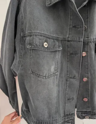 Giacca denim Daysie Orsetto Glitter