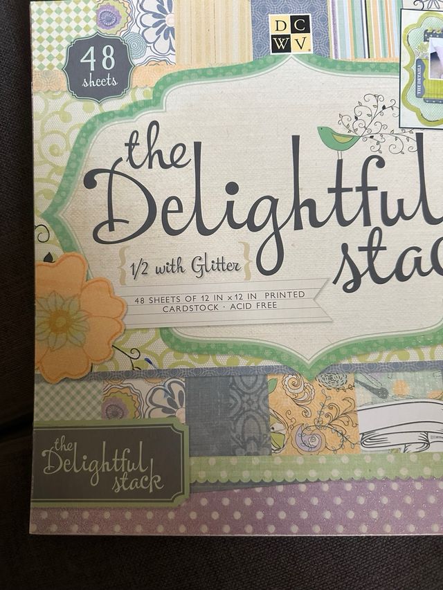 Papeles Scrapbooking The Delightful Stack