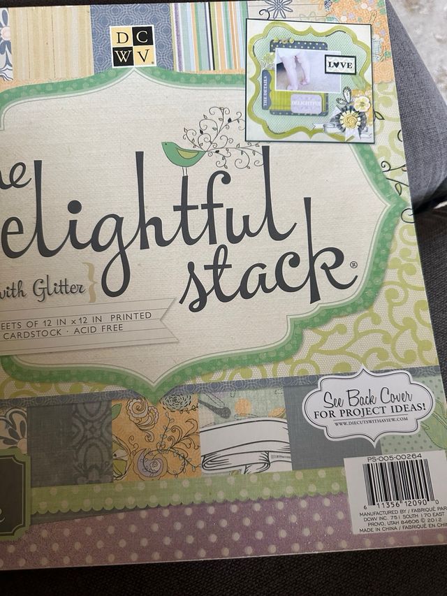 Papeles Scrapbooking The Delightful Stack