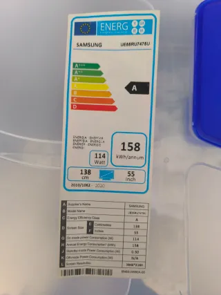 Samsung Smart TV 55 Marco Plateado!!